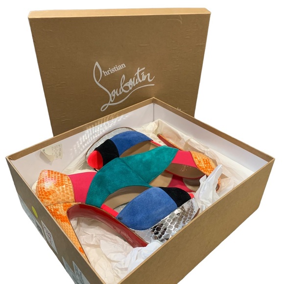 Christian Louboutin Python Fresh Heels (Special Edition) - Picture 2 of 6